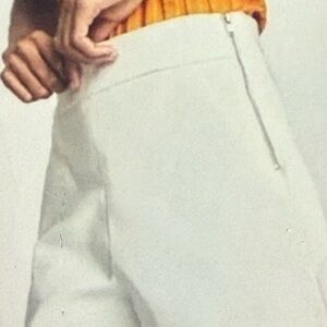 Zara white shorts